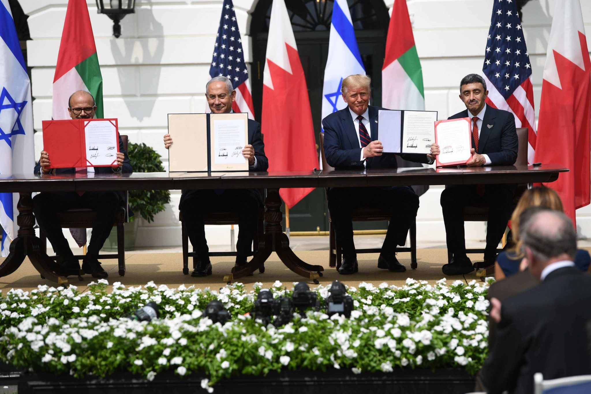 President Trump and The First Lady Participate in an Abraham Accords ...