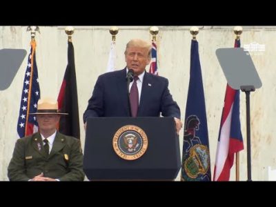President Trump and The First Lady Participate in a Flight 93 National Memorial Observance 3