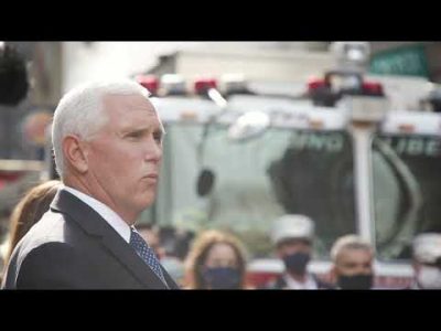 Vice President Pence visits the 9/11 Memorial in New York City 2