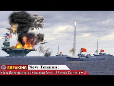 war Begins (Jan 30, 2021): China flexes muscles to US and open fire to US Aircraft Carrier in SCS 3