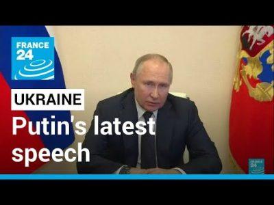 REPLAY - Putin says fight against ‘neo-Nazis’ in Ukraine going ‘according to plan’ 1