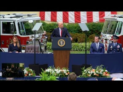 President Trump and the First Lady Attend a September 11th Observance Event 9
