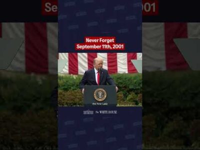 "Today, as one nation, we renew our sacred vow that we will Never Forget September 11th, 2001." 6