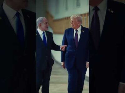 President Trump Greets Israeli Prime Minister 5