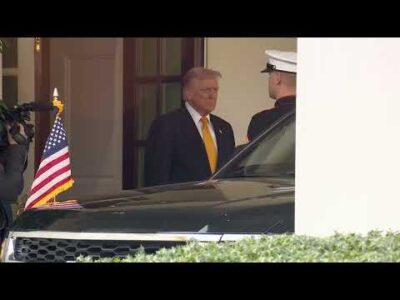President Trump Greets the Prime Minister of Hungary 8