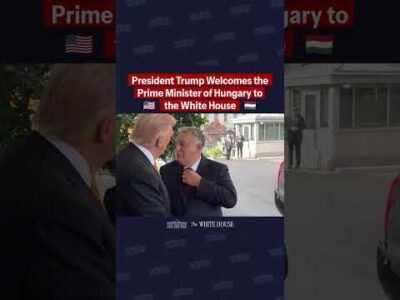President Donald J. Trump welcomes Hungarian Prime Minister Viktor Orbán to the White House. 🇺🇸🇭🇺 7