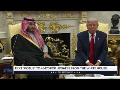President Trump Participates in a Bilateral Meeting with the Crown Prince of Saudi Arabia 7