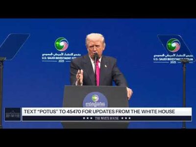 President Trump Delivers Remarks at the U.S. - Saudi Investment Forum 3