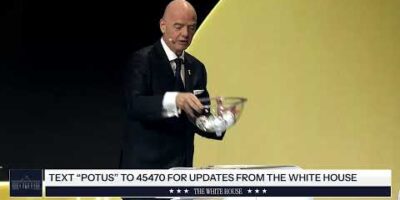 President Trump Attends the FIFA World Cup Drawing 8