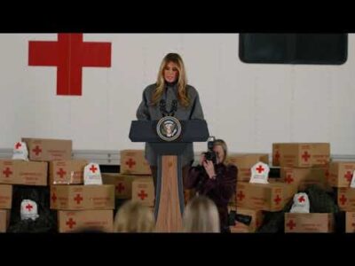 First Lady Melania Trump Joins Military Spouses and the American Red Cross at Joint Base Andrews 6