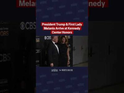 🇺🇸🔥 President Donald J. Trump and the First Lady arrive for the 48th Kennedy Center Honors 1