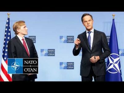 NATO Secretary General with 🇺🇸 US Under Secretary of War Elbridge Colby, 12 FEB 2026 7