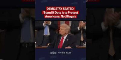 Dems stay seated at SOTU in front of angel families & those injured due to illegal alien crime 9