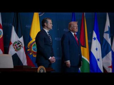 President Trump Delivers Remarks at the Shield of the Americas Summit 2