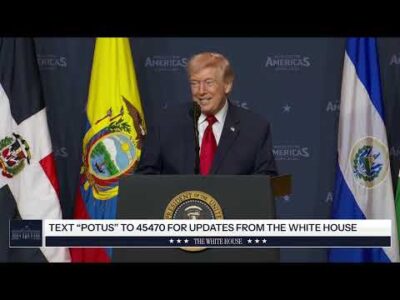 President Trump Delivers Remarks to the Shield of Americas Summit 1