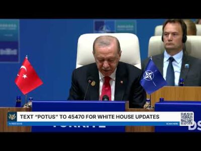 President Trump Participates in a NATO Leaders' Working Session 1