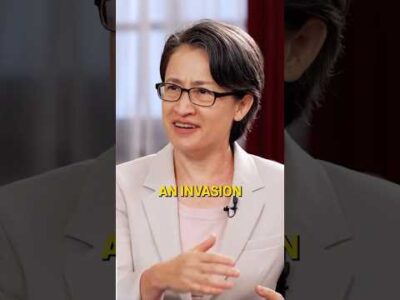 What happens in the case of a Chinese invasion? ο½Hsiao Bi-khim 1