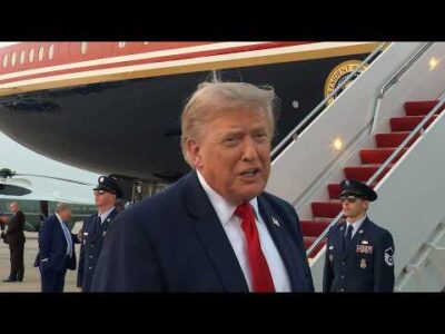 President Trump Gaggles with Press at Joint Base Andrews, Jul. 19, 2026 1
